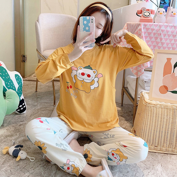 Βαμβακερές πιτζάμες για εγκύους - διάφορα μοντέλα