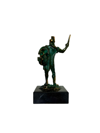 Статуетка Ahelos, Арис, Метална, Зелена, 9 см.