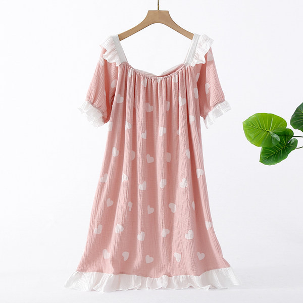 Ženska spavaćica srce sa trakom