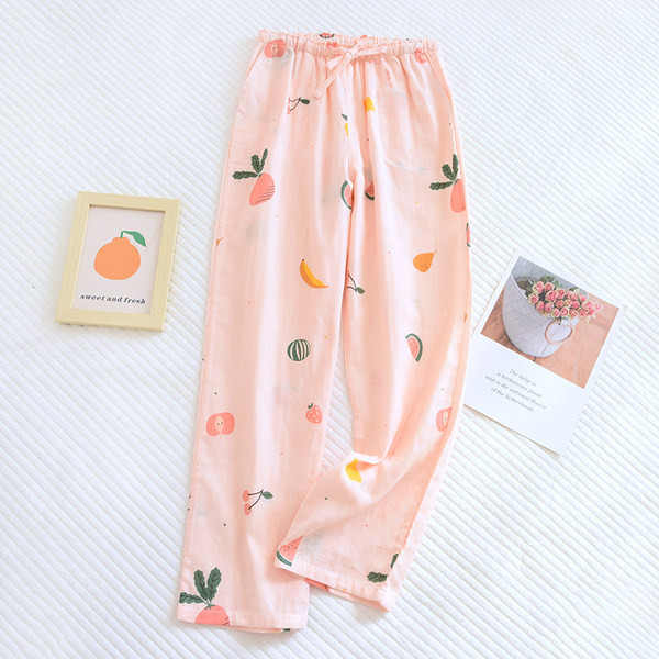 Пролетно-лятно долнище на пижама с цветен принт