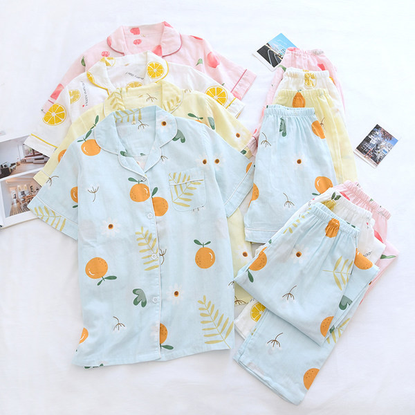 Pamučni pidžama set s dva donja dijela