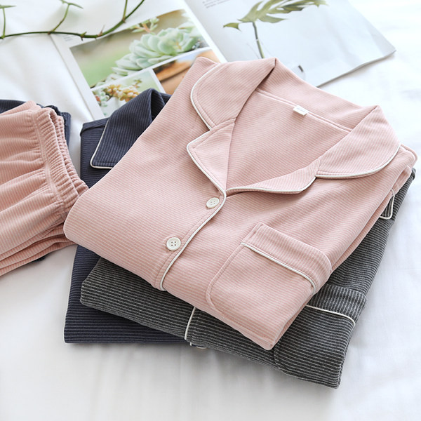 Set de pijamale din două piese de damă de culoare uni