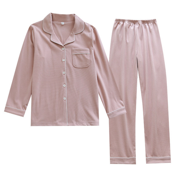 Set de pijamale din două piese de damă de culoare uni