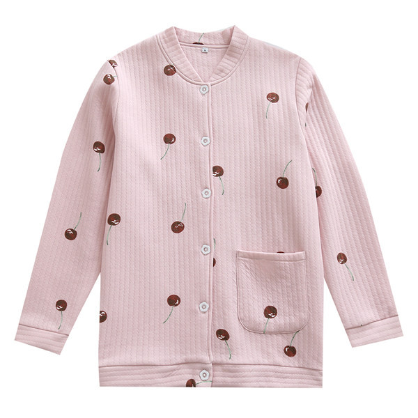 Pamut pizsama felső gombokkal