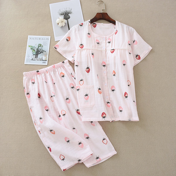 Καλοκαιρινό καρό μοτίβο πιτζάμας