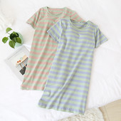 Pamučna spavaćica na pruge