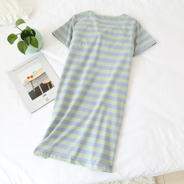 Pamučna spavaćica na pruge