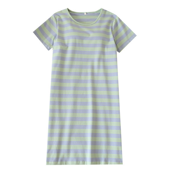 Pamučna spavaćica na pruge