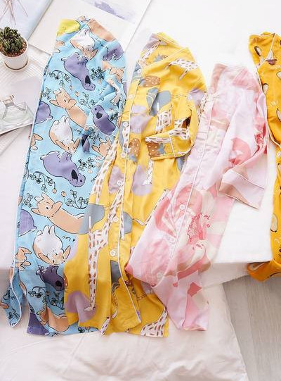 Νέο μοντέλο γυναικείο νυχτικό με έγχρωμη στάμπα