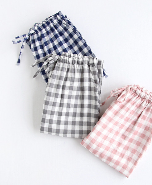 Ženske karirane donjice za spavanje