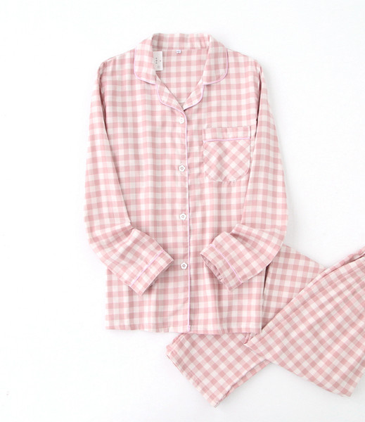 Βαμβακερές καρό πιτζάμες κατάλληλες για γυναίκες και άνδρες