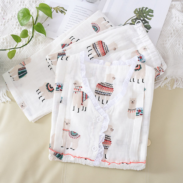 Novi model ženske pidžame sa printom u boji - dvodijelni