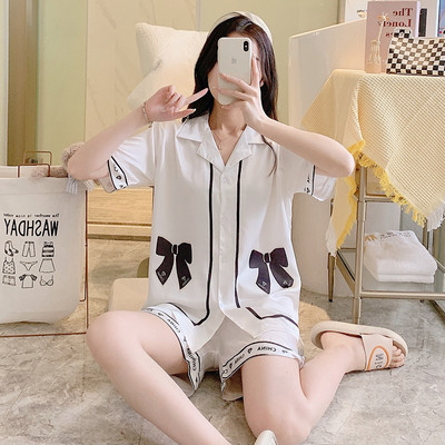 Летни дамски пижами няколко модела с къс ръкав