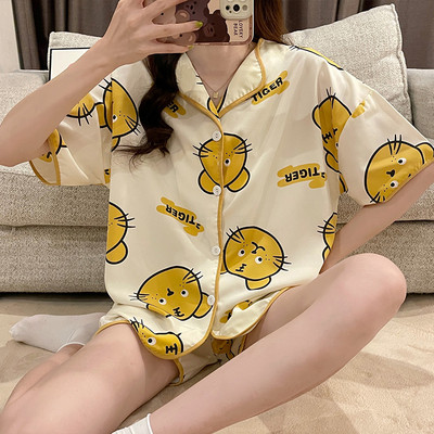 Летни дамски пижами няколко модела с къс ръкав