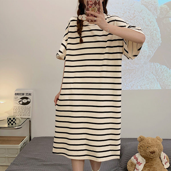 Ženska spavaćica sa ovalnim izrezom - više modela