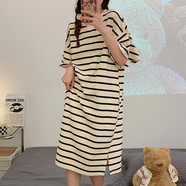 Ženska spavaćica sa ovalnim izrezom - više modela