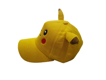 Шапка Pikachu, Детска, Лятна, Жълта