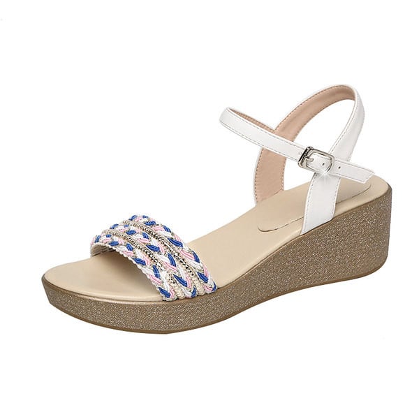 Ženske ležerne sandale s kopčom