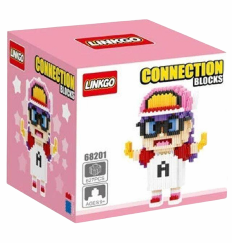 Конструктор тип Лего, Аниме фигурка, Пластмасов, 627 части, 9+ години