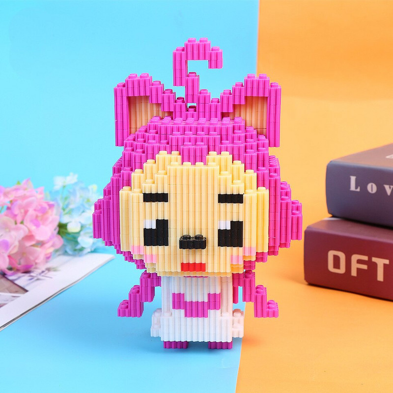 Конструктор тип Лего, Коте, Пластмасов, 604 части, 9+ години