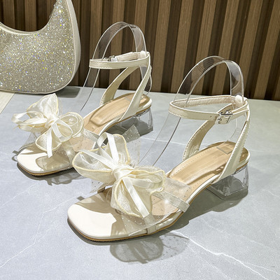 Moderne ženske sandale sa pečatnom trakom