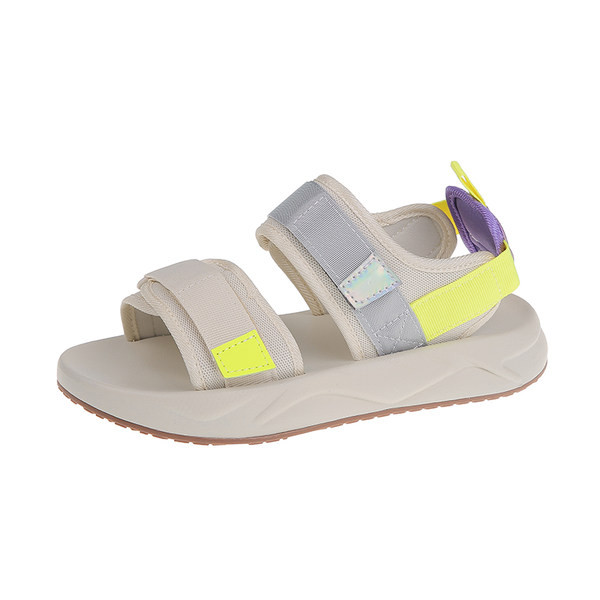 Ženske tekstilne sandale sa čičak zakrpama