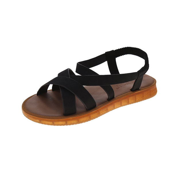 Ženske ležerne sandale s križnim remenom