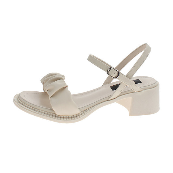 Γυναικεία πέδιλα κλασικό μοντέλο με χοντρό τετράγωνο τακούνι 5εκ