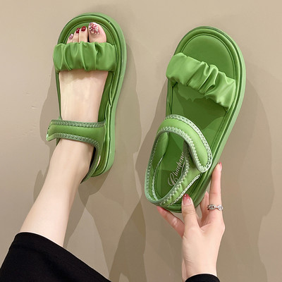 Ženske sandale od eko kože sa čičak kopčanjem