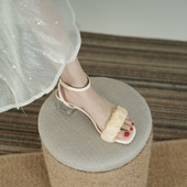 Moderne ženske sandale na visoku petu od 5 cm