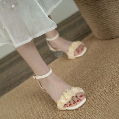 Moderne ženske sandale na visoku petu od 5 cm