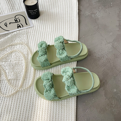 Casual σανδάλια με 3D κορδέλες