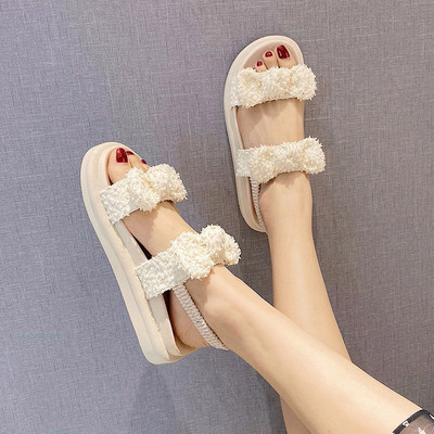 Casual σανδάλια με 3D κορδέλες