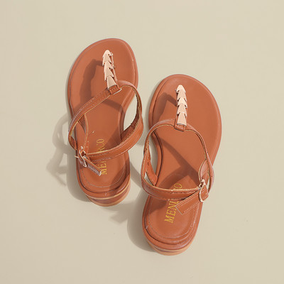 Νέο μοντέλο γυναικεία σανδάλια με λουράκια από οικολογικό δέρμα - τρία χρώματα