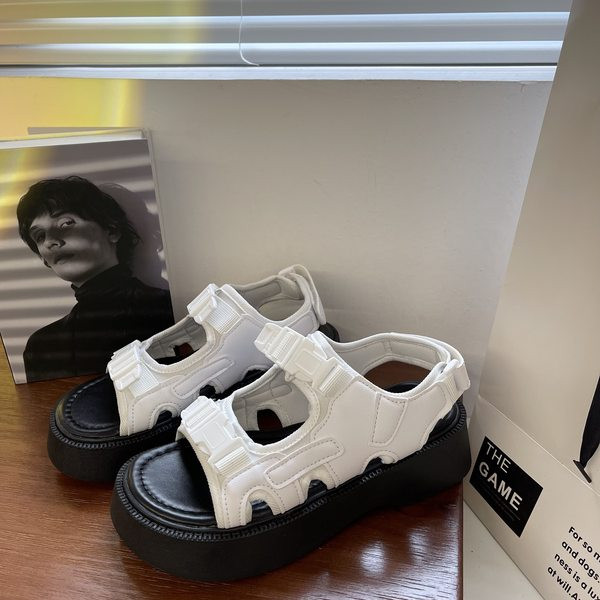 Ženske ljetne sandale s visokim potplatom 4,5cm