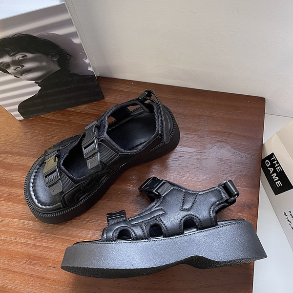 Ženske ljetne sandale s visokim potplatom 4,5cm