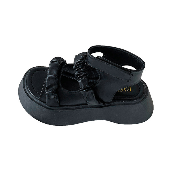 Μοντέρνα γυναικεία σανδάλια από οικολογικό δέρμα και πλατφόρμα