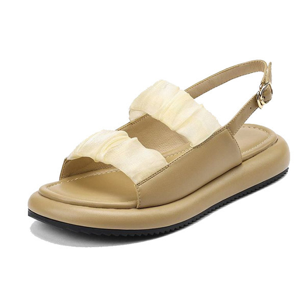 Ženske ležerne sandale s kopčom