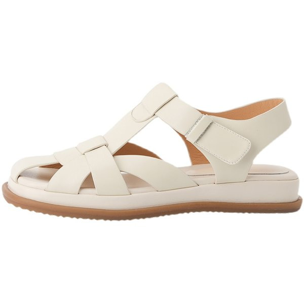 Moteriškos basutės iš dirbtinės odos – velcro užsegimas