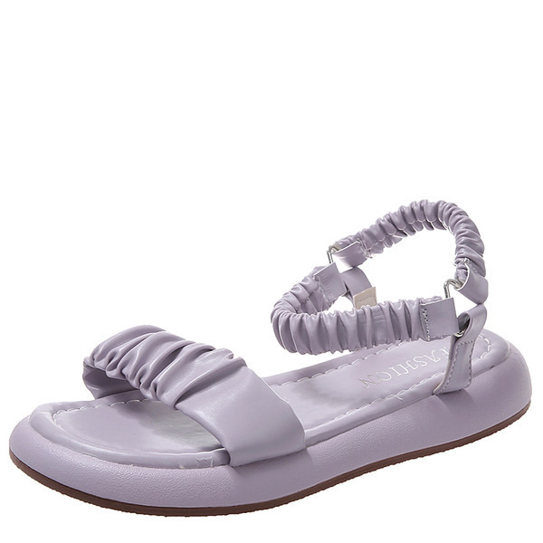 Γυναικεία casual πέδιλα με λουράκια από οικολογικό δέρμα