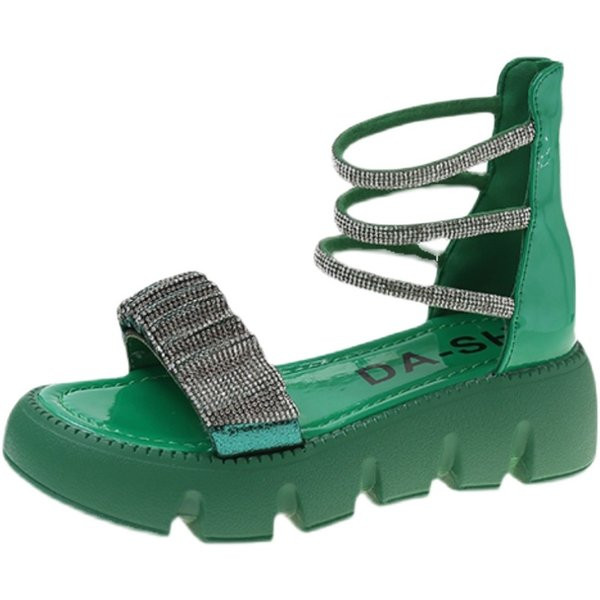 Νέο μοντέλο γυναικεία σανδάλια με τραχιά σόλα και πέτρες