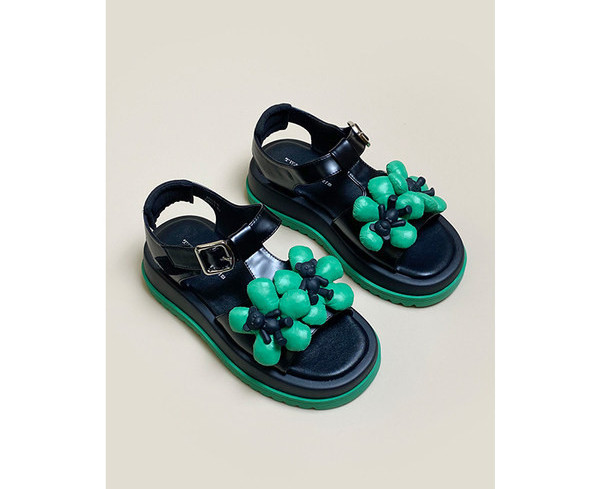 Γυναικεία πέδιλα με ψηλή σόλα 5,5cm νέο μοντέλο