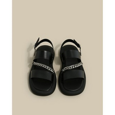 Ženske ležerne sandale s lancem