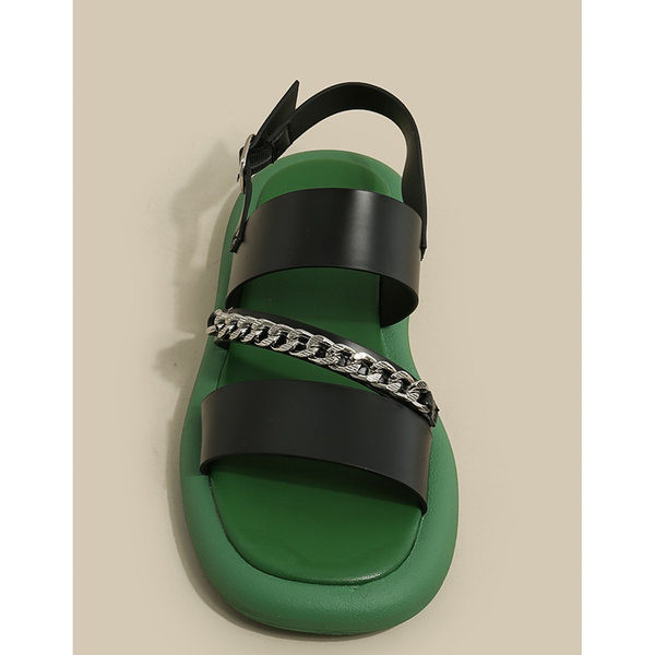 Ženske ležerne sandale s lancem