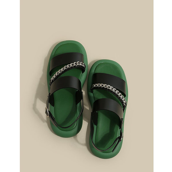 Ženske ležerne sandale s lancem