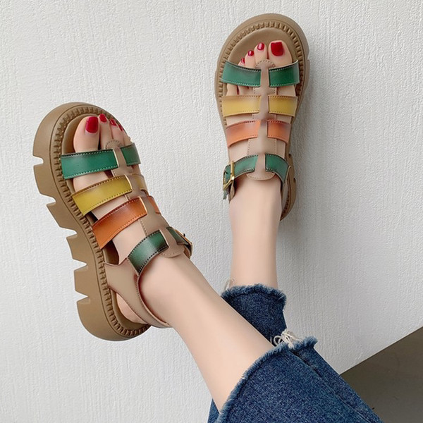 Novi model ženskih sandala sa grubim đonom - tri boje