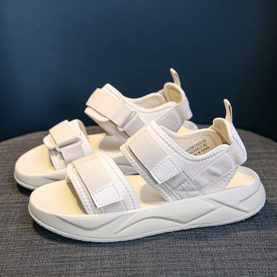 Sporta ikdienas sandales ar velcro ielāpiem