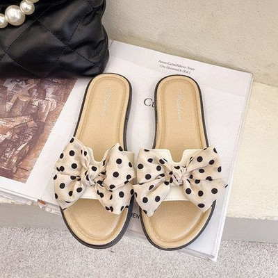 Casual παντόφλες με υφασμάτινη κορδέλα - δύο μοντέλα