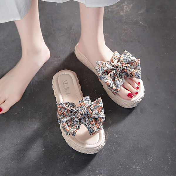 Casual παντόφλες με υφασμάτινη κορδέλα - δύο μοντέλα