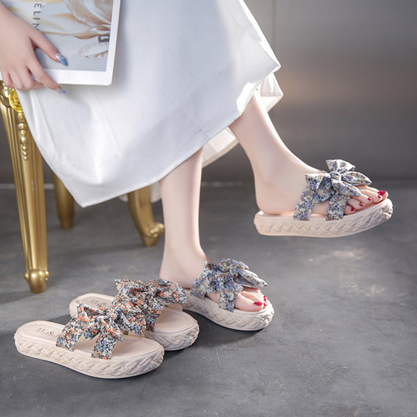 Casual παντόφλες με υφασμάτινη κορδέλα - δύο μοντέλα